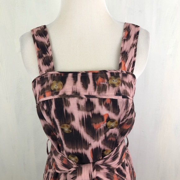 NEW Cameo Collective Actuate Leopard Tie Top S 234 - Picture 2 of 8